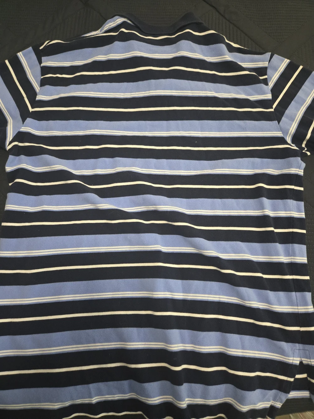 Polo by Ralph Lauren Men’s Blue Striped Polo Shirt Size Xl # 390